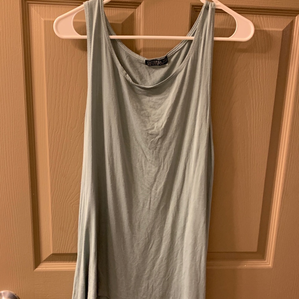 Cotton on tank